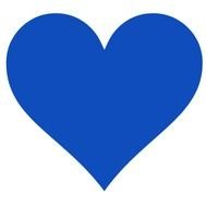 Blue Heart Clip Art N29