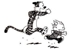 Calvin Hobbes drawing