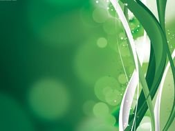 Green Background Graphic Design drawing