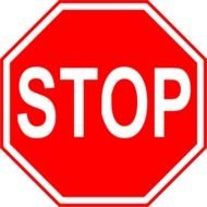 Clip Art Traffic Signs N23