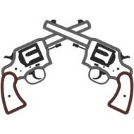 Crossed Pistols
