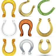 clip art with horseshoes