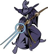 Wizard as a picture for clipart
