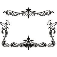 Floral Page Border Designs drawing
