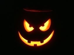 Scary Halloween as a graphic illustration