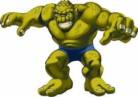 green monster from Marvel Super Hero