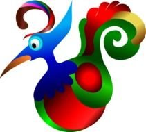 Decorative Birds drawing