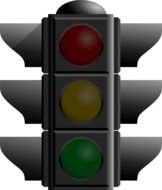 Red Traffic Light Clip Art drawing