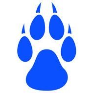 Wolf Paw Print Clip Art N6