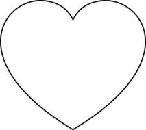 Heart Outline Clip Art Free N6