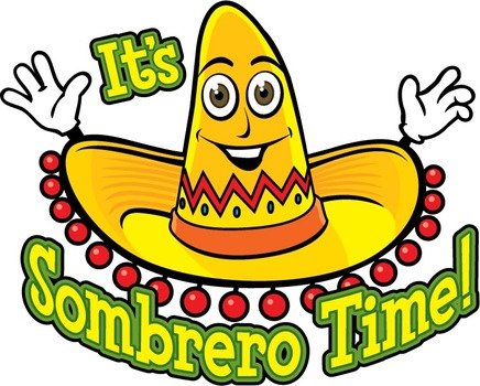 Mexican With Sombrero Cartoon N3