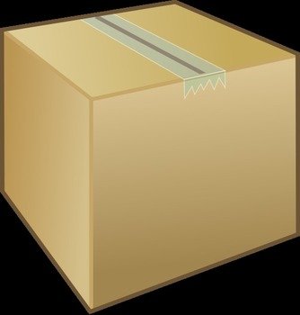 Cardboard Box Clip Art N21