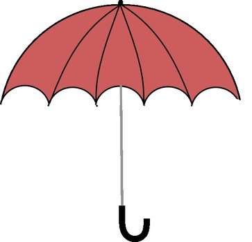 April Showers Umbrella Clip Art N2