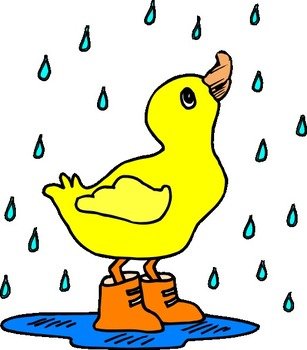 Rain Duck Clip Art N3