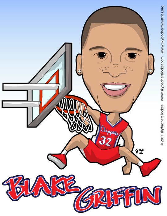 Blake Griffin Cartoon