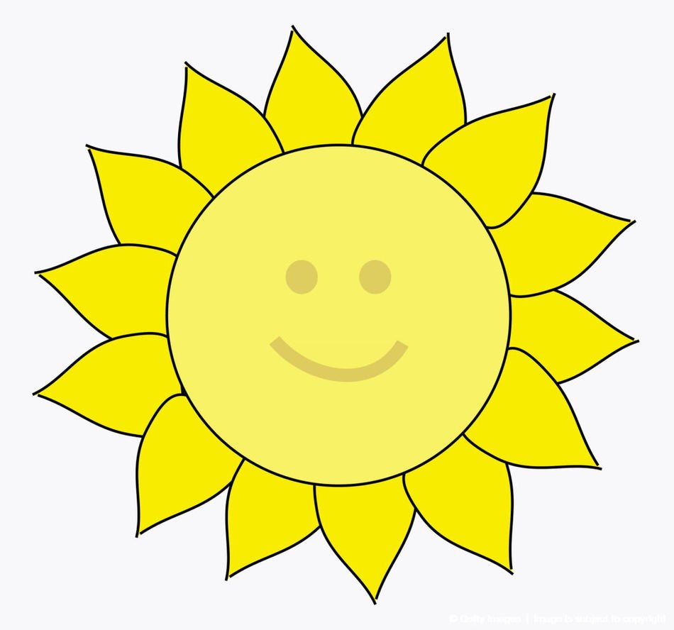 Smiley Face with petals around