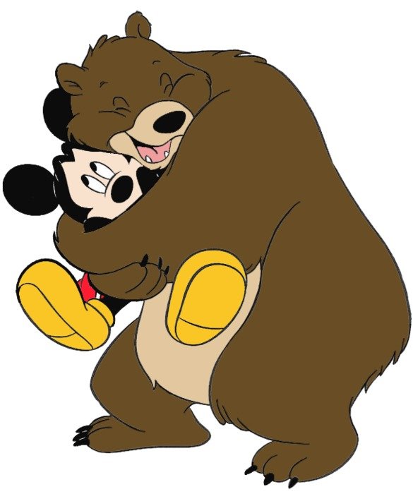 Mickey Mouse Clip Art Hug