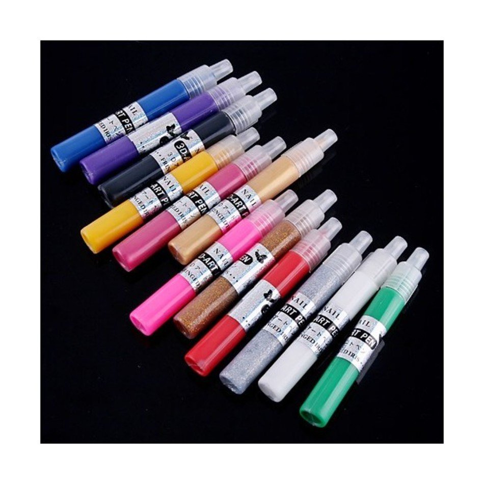 3D Paint Pens For Nail Art