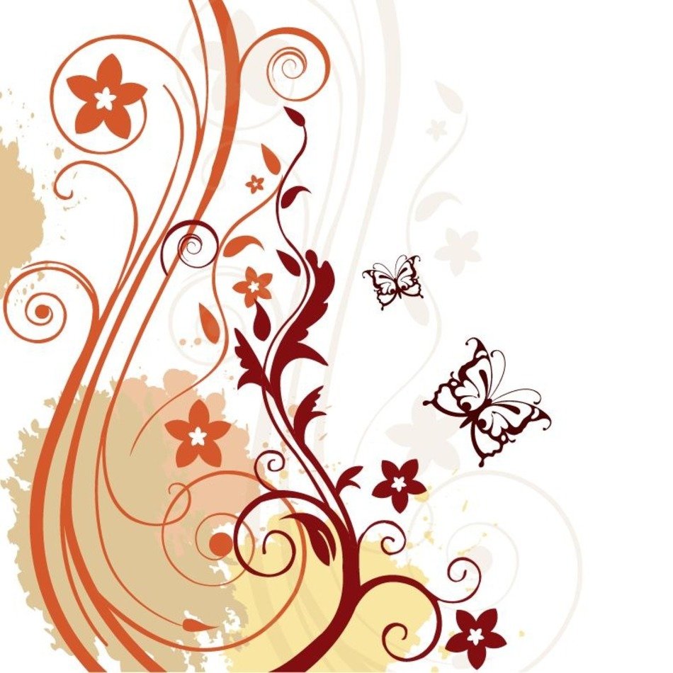 Abstract Floral Design