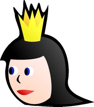 Cartoon Queen Clip Art N10