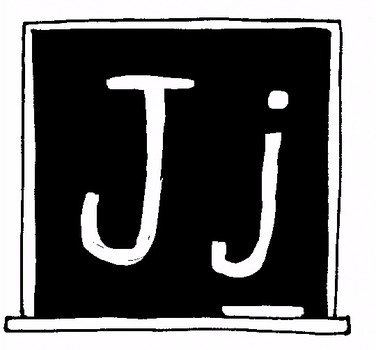 J Clip Letter Art N5