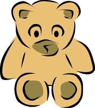 Cartoon Teddy Bear Clip Art N21