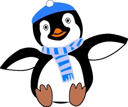 Winter Penguin Clip Art Free N4