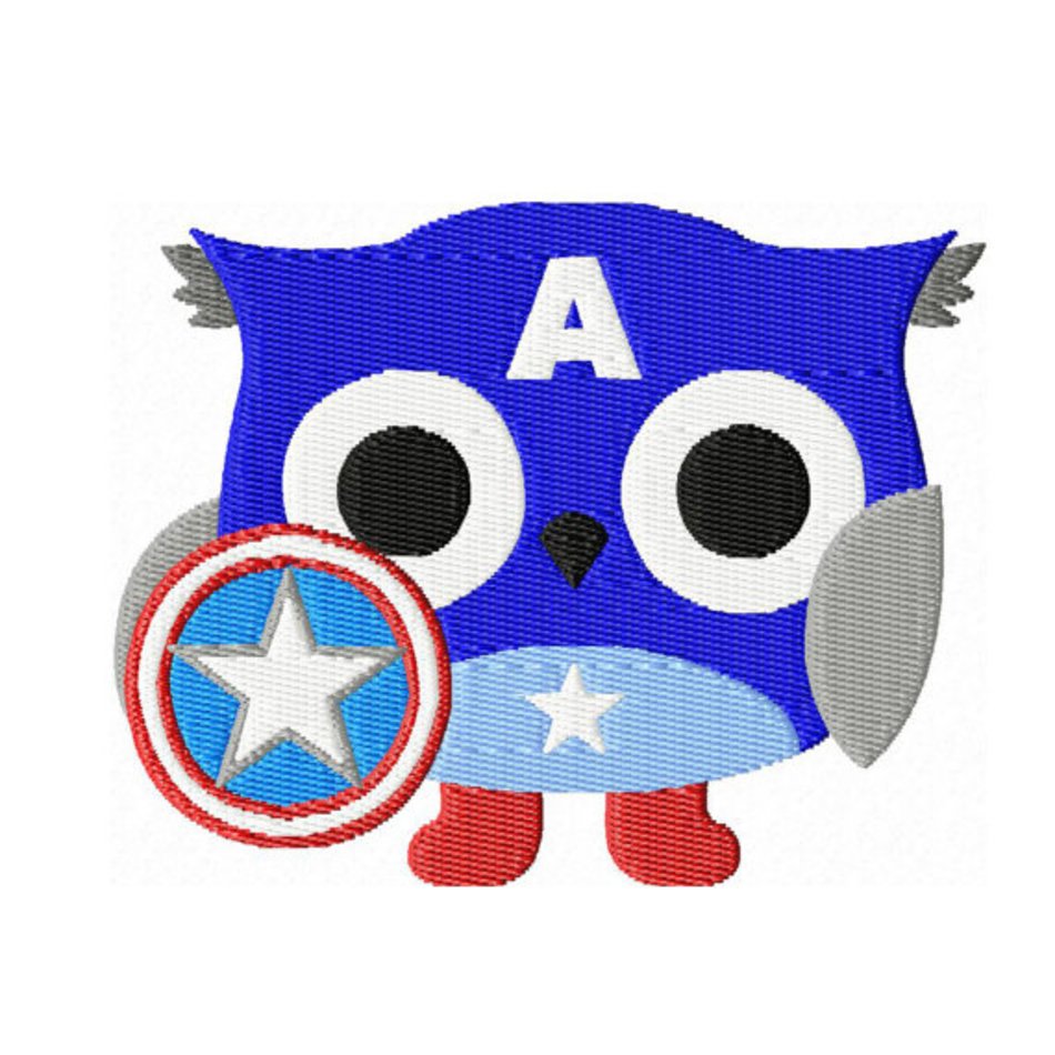 Captain America Embroidery Designs N3