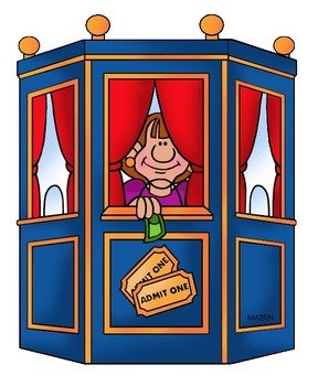Cartoon Ticketbooth Clip Art