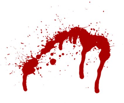 Cartoon Blood Splatter