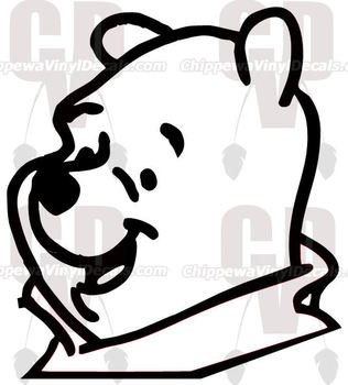 Pooh Bear Decal