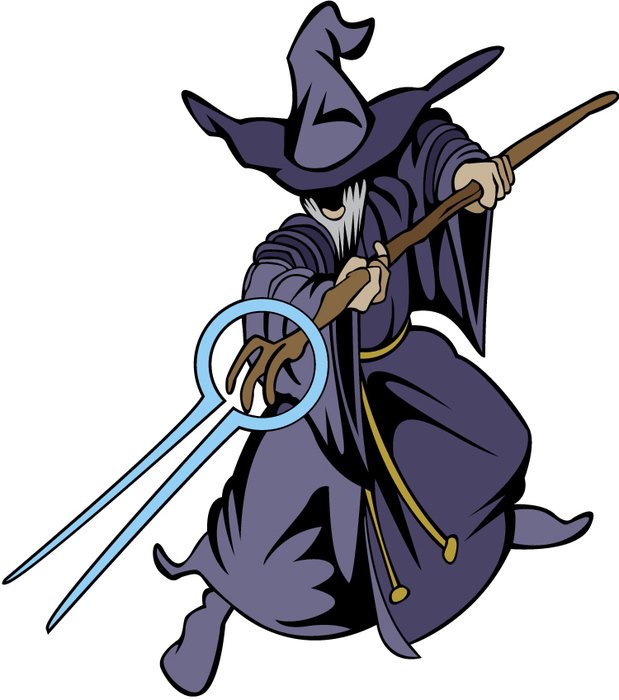 Wizard as a picture for clipart