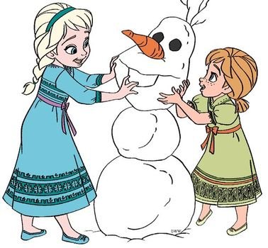 Frozen Anna And Elsa Clip Art N4