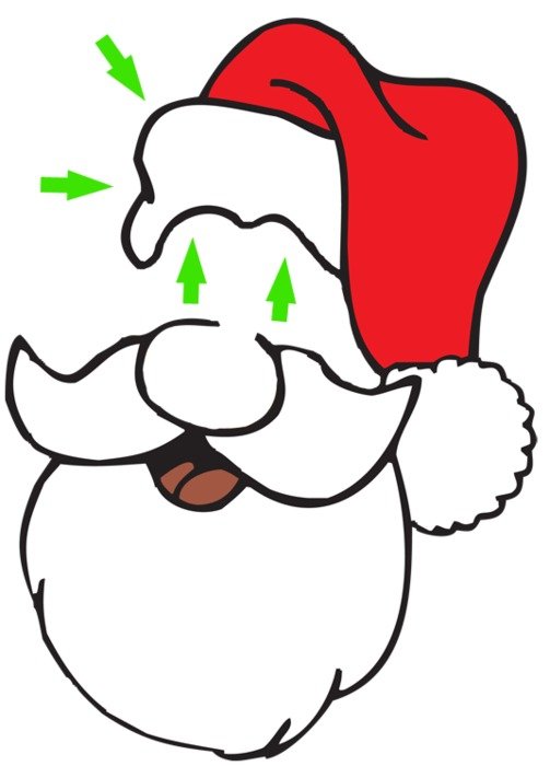 How To Draw Christmas Santa Hat