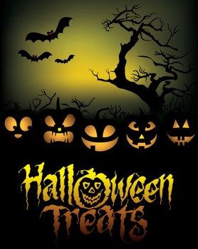 Free Halloween Treats Poster Graphics Vector