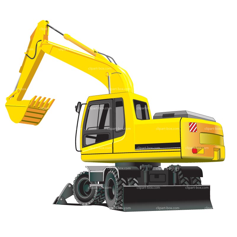 Yellow Excavator Clip Artdrawing free image download