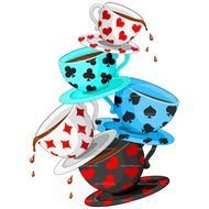 Clip Art of the tea cups