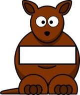 Kangaroo Clip Art N18