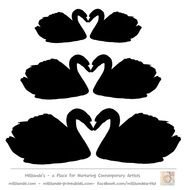 Swan Silhouette Clip Art