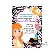 Spa Birthday Party Invitations Templates N2