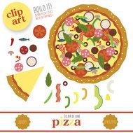 clipart with pizza