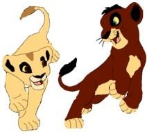 First Lion King Scar And Zira Cub