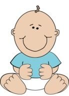 Cartoon Baby Boy Clip Art N51
