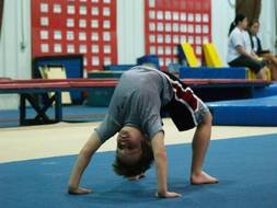 gymnastics training for children