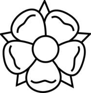 Flower Tattoo Clip Art N4