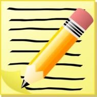 Pencil And Paper Clip Art N14
