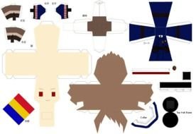 Paper Doll Template as a graphic illustration