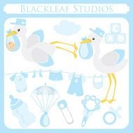 Baby Boy Shower Clip Art N6