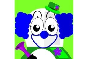 Shrine Circus Clowns Clip Art