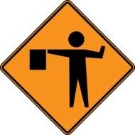 Construction Ahead Sign